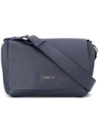 Furla - Small Flap Shoulder Bag - Women - Leather - One Size, Women's, Blue, Leather