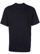 T By Alexander Wang Round Neck T-shirt, Men's, Size: Small, Black, Cotton