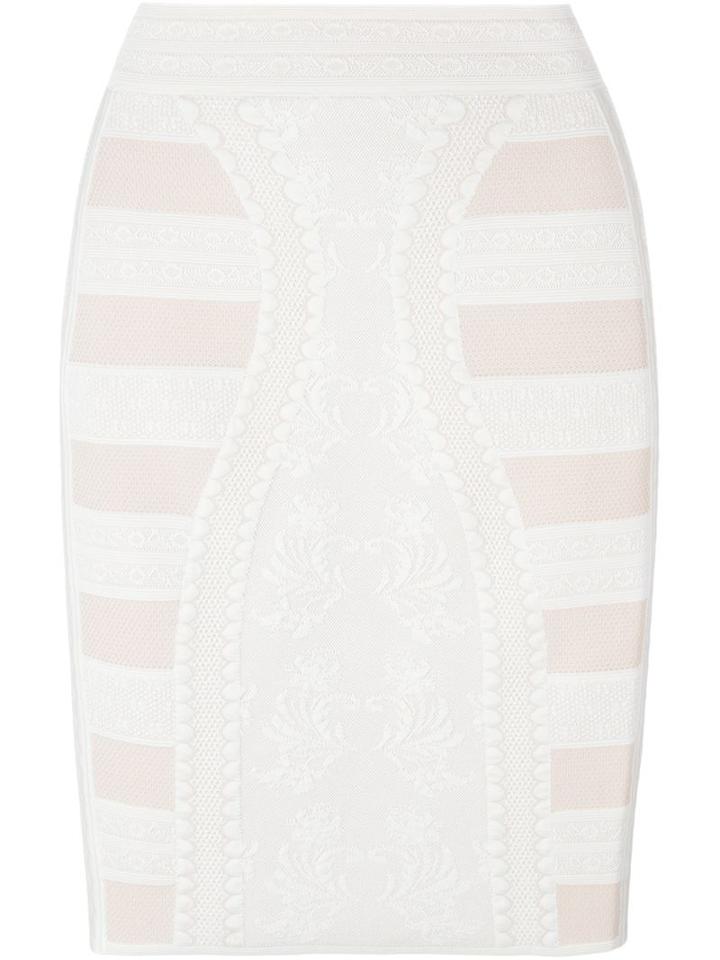 Alexander Mcqueen Lace Pencil Skirt