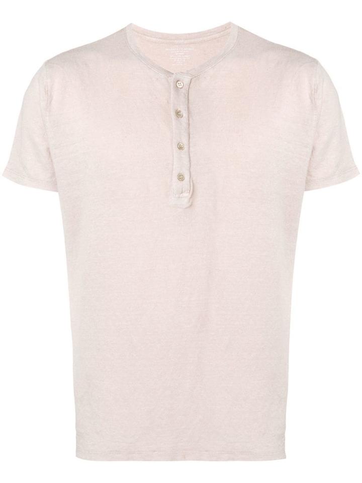 Majestic Filatures Buttoned T-shirt - Neutrals