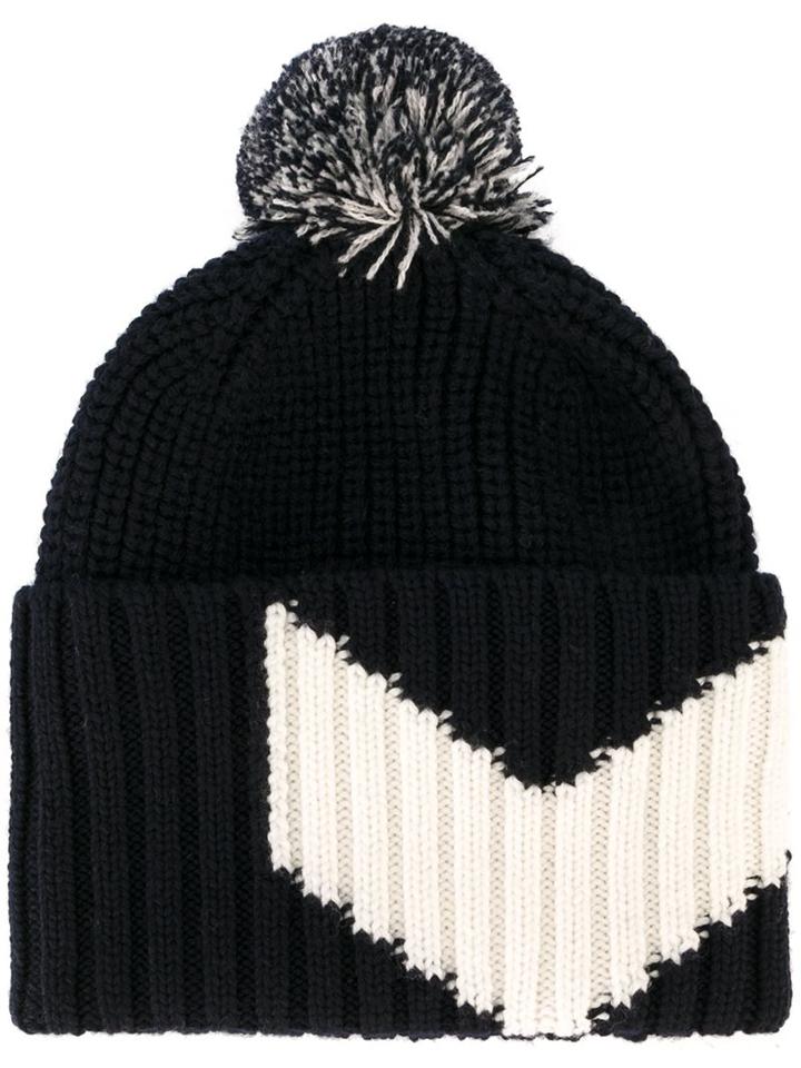 Moncler Gamme Bleu Pom Pom Beanie