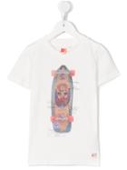 American Outfitters Kids Skate Print T-shirt, Boy's, Size: 10 Yrs, White