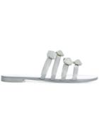 Giuseppe Zanotti Design Stud Strap Sandals - Metallic