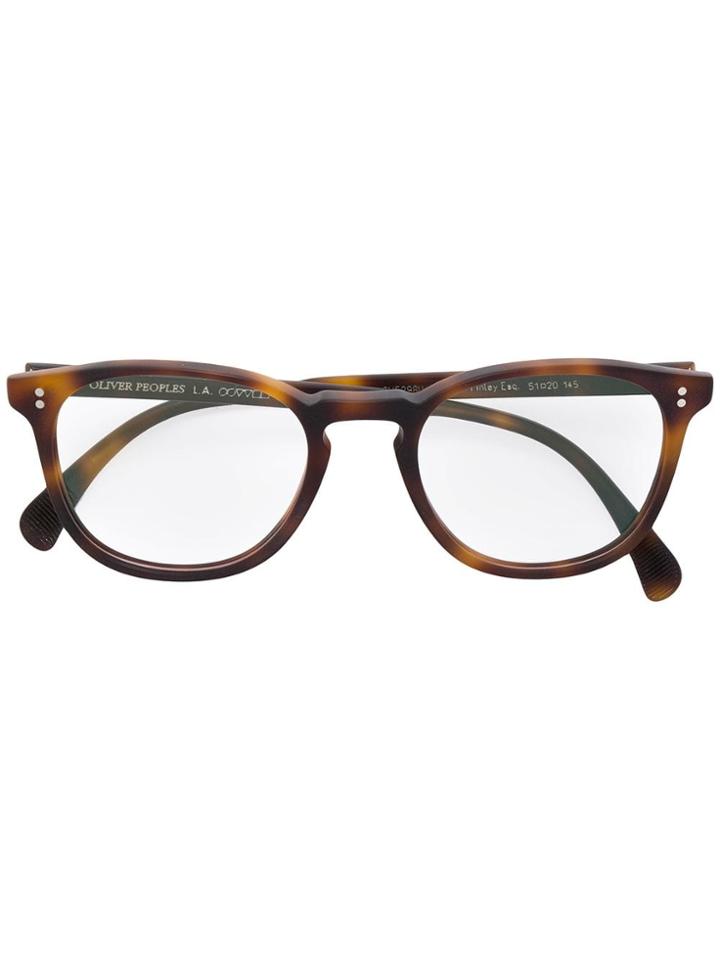Oliver Peoples Finley Esq Glasses - Brown