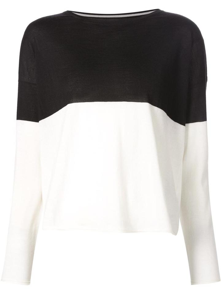 Ralph Lauren Black Colour Block Sweater