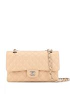 Chanel Pre-owned Double Flap Quilted Shoulder Bag - Brown