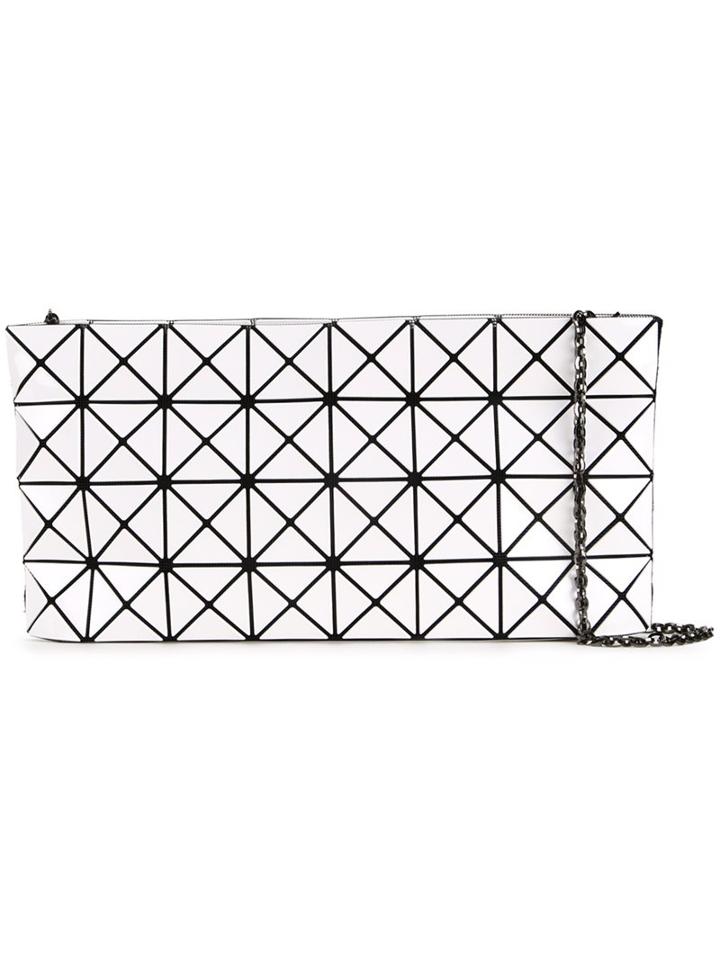 Bao Bao Issey Miyake Geometric Pattern Crossbody Bag, Women's, White