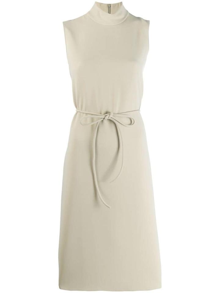 Theory Funnel Neck Dress - Green