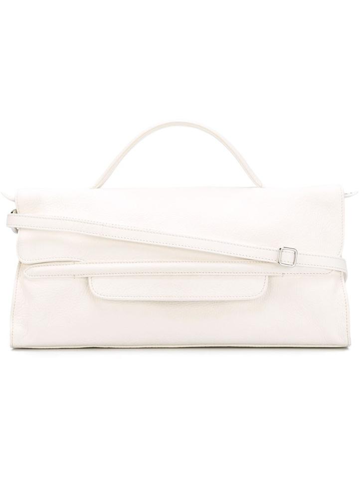 Zanellato Flap Cross Body Bag, Women's, White