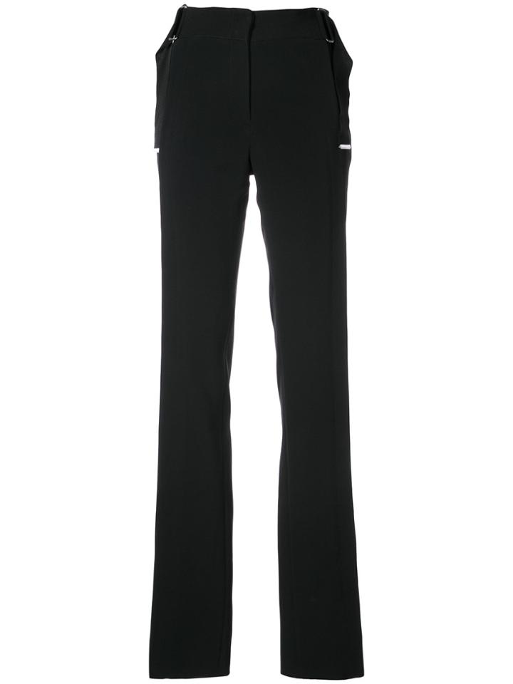 David Koma Slit Cuff Trousers - Black