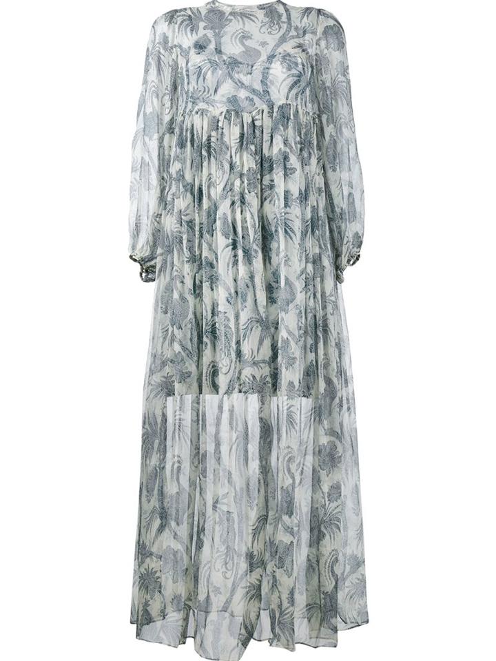 Zimmermann Long Bird Print Dress