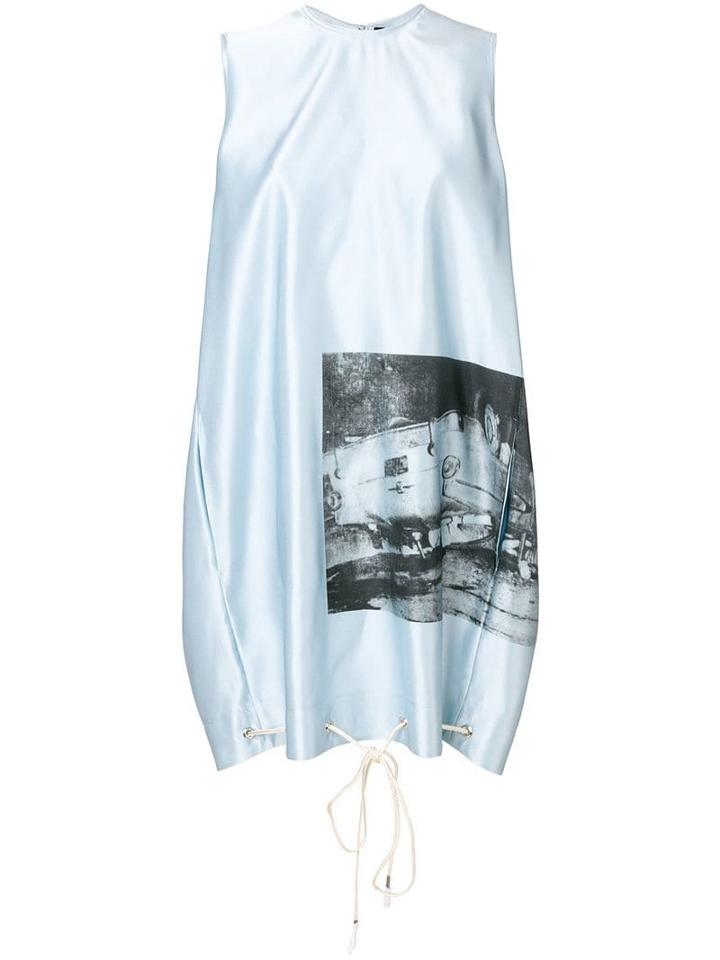 Calvin Klein 205w39nyc X Andy Warhol Foundation Car Crash Dress - Blue