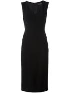Dolce & Gabbana Fitted Dress, Women's, Size: 40, Black, Spandex/elastane/acetate/viscose/silk
