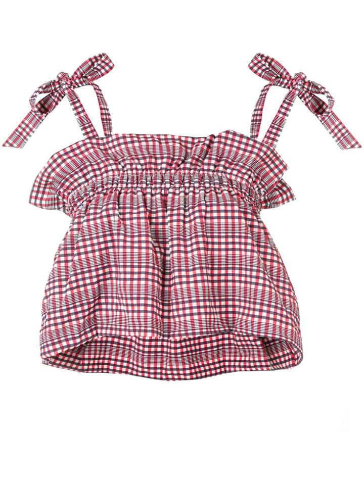 Ganni Mahogany Top - Red