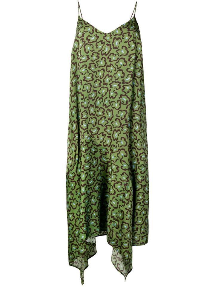 Christian Wijnants Dista Leopard Print Dress - Green