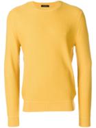 Ermenegildo Zegna Crew Neck Sweater - Yellow