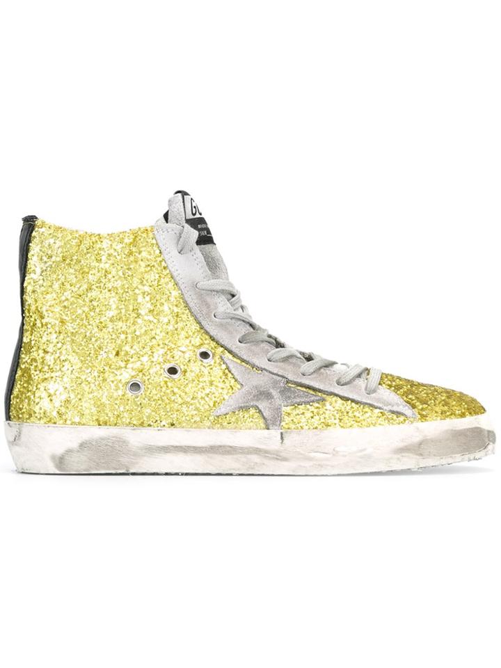 Golden Goose Deluxe Brand Francy Hi-top Sneakers - Green