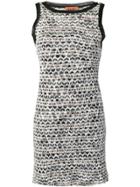 Missoni Pattern Knitted Mini Dress - Black