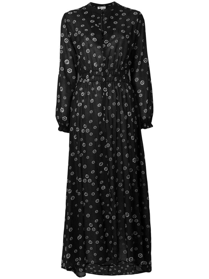 Local Floral Print Ida Dress - Black