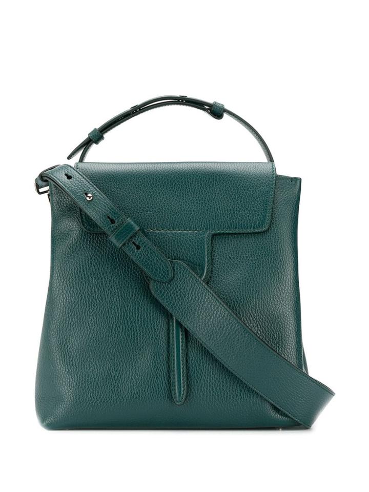 Tod's Structured Tote Bag - Green
