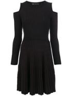 Versace Cutout Shoulder Dress - Black