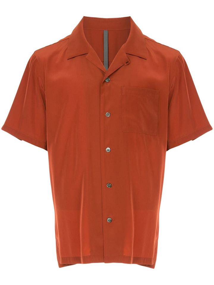 Kazuyuki Kumagai Camp-collar Shirt - Brown