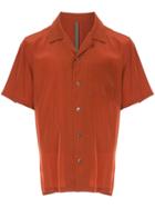 Kazuyuki Kumagai Camp-collar Shirt - Brown