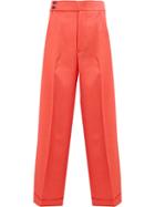 Undercover Flared High-waisted Trousers - Orange