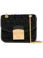 Furla Quilted Mini Metropolis Crossbody Bag - Black