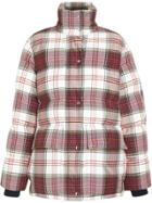 Burberry Check Down-filled Puffer Jacket - Red