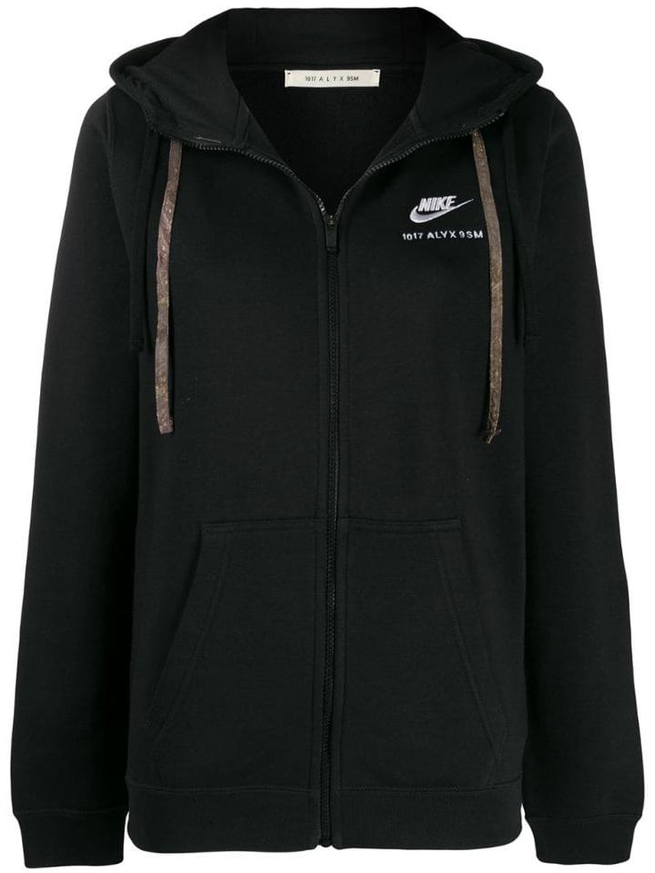 1017 Alyx 9sm Nike X1017 Alyx 9sm Zipped Hoodie - Black