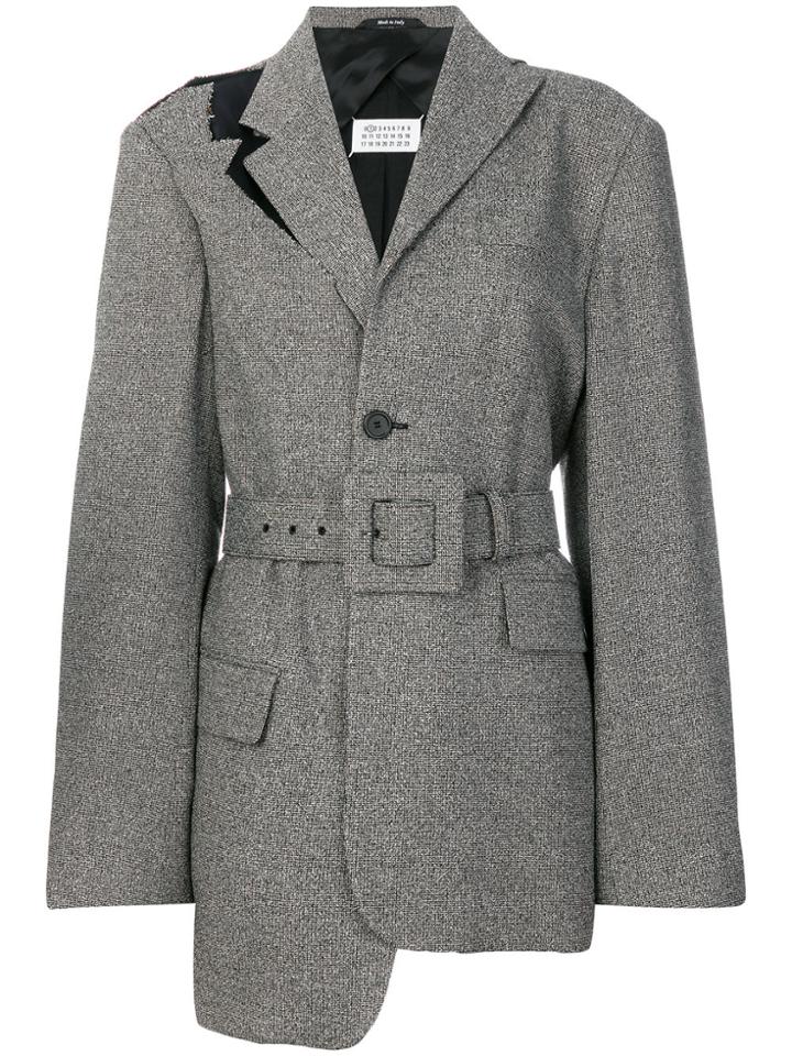 Maison Margiela Asymmetric Belted Jacket - Brown