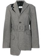 Maison Margiela Asymmetric Belted Jacket - Brown