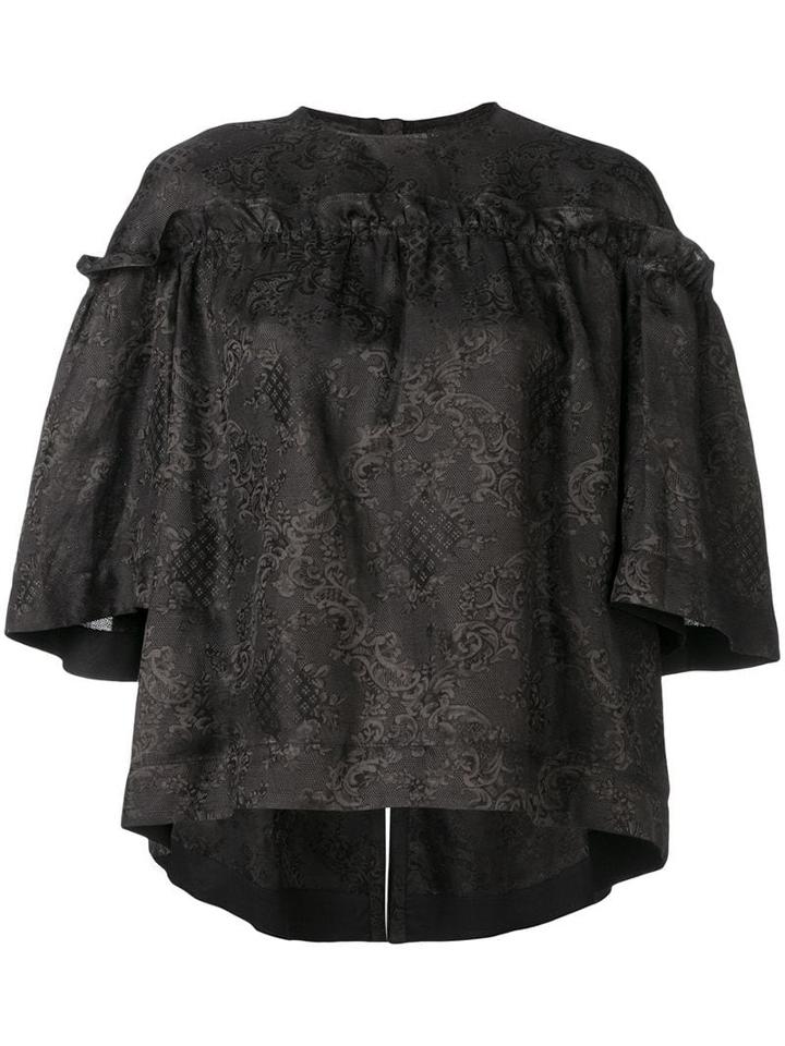 Golden Goose Baroque Print Top - Black