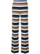 Sonia Rykiel Striped Sailor Trousers - Green