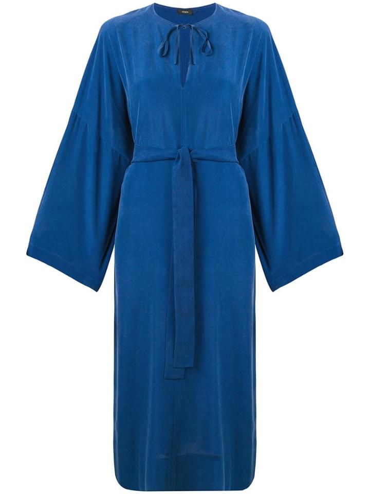Joseph Belted Dress - Blue