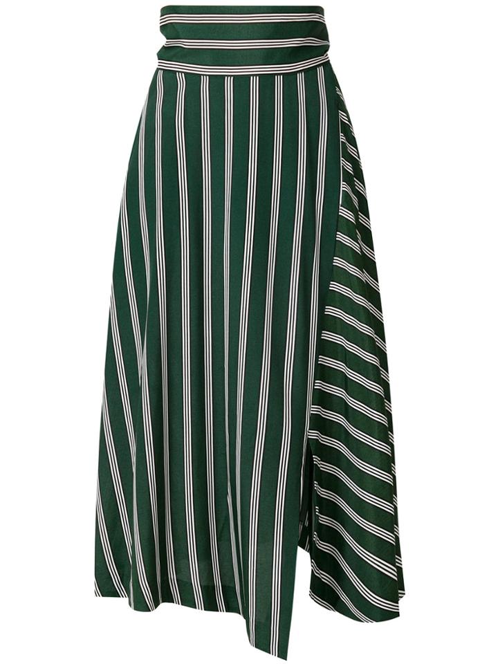 Enföld Striped Skirt - Green