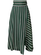 Enföld Striped Skirt - Green