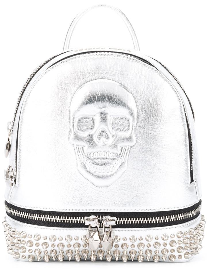 Philipp Plein Mini Cornelia Backpack - Metallic