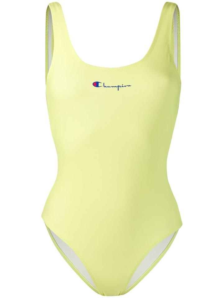 Champion Logo Swimsuit - Yellow