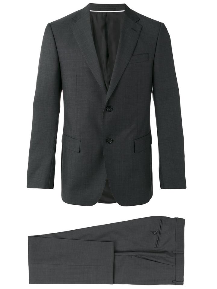 Z Zegna Single-breasted Suit, Men's, Size: 54, Grey, Wool/cupro