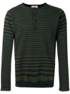 Maison Flaneur Striped Sweater, Men's, Size: 50, Black, Cotton