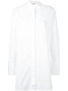 Ports 1961 Long Band Collar Shirt - White