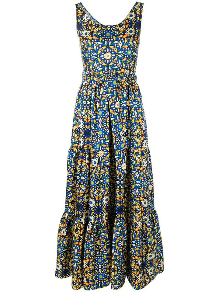 La Doublej Pellican Dinner Dress - Blue