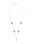 Jacquie Aiche Onyx Chain Necklace - Yellow Gold