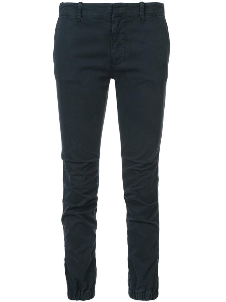 Nili Lotan Creased Detail Jeans With Ruched Cuffs - Blue
