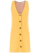 Nk Buttoned Dress - Yellow