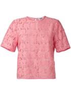 Sonia By Sonia Rykiel Embroidered T-shirt - Pink & Purple