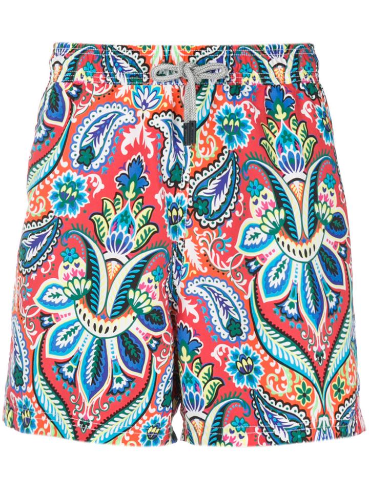 Etro Mixed Paisley Swimming Shorts - Multicolour