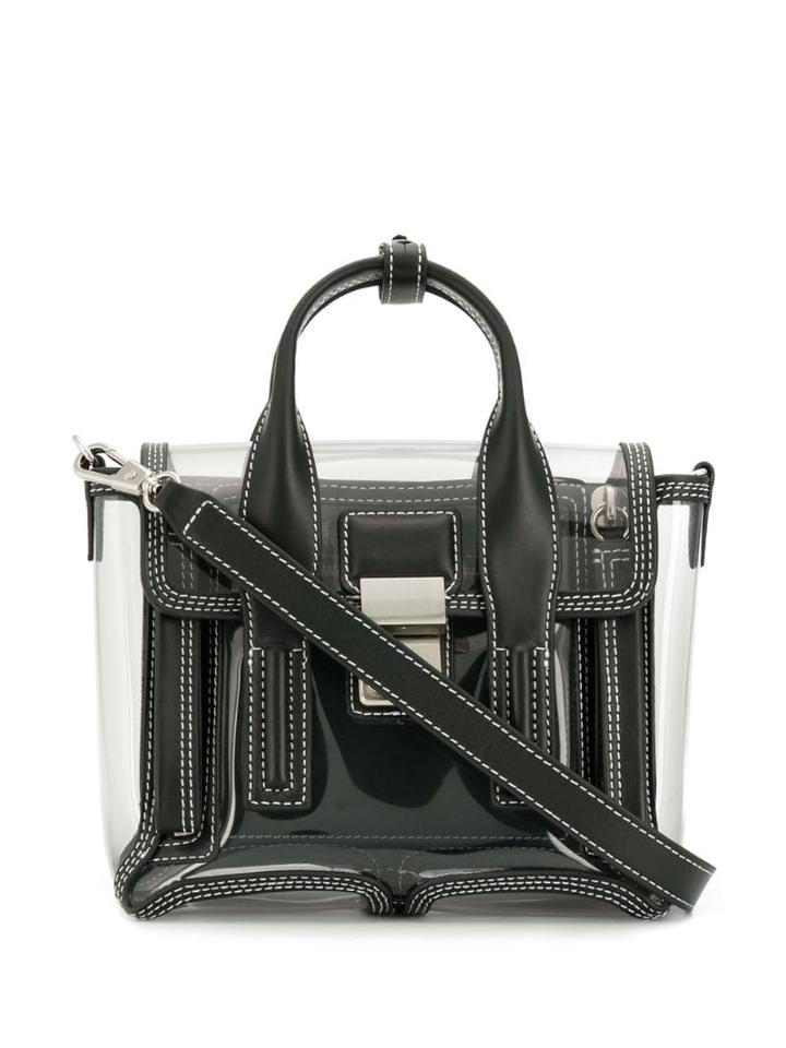 3.1 Phillip Lim Pashli Transparent Mini Satchel - Black
